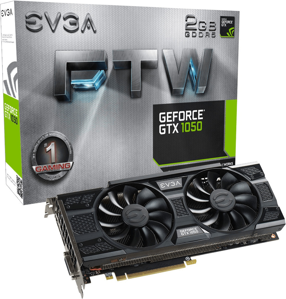 EVGA GeForce GTX 1050 FTW GAMING ACX 3.0 2048MB GDDR5