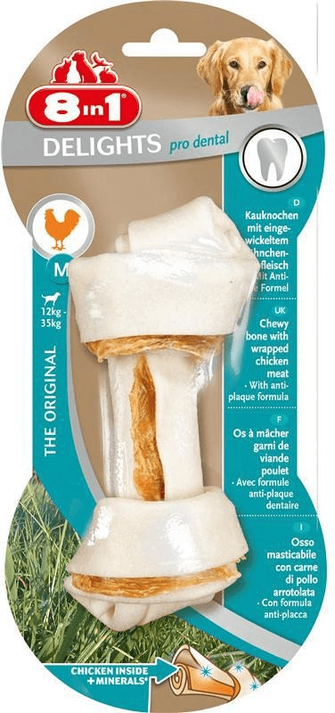 8in1 Os à mâcher Delights pro dental M