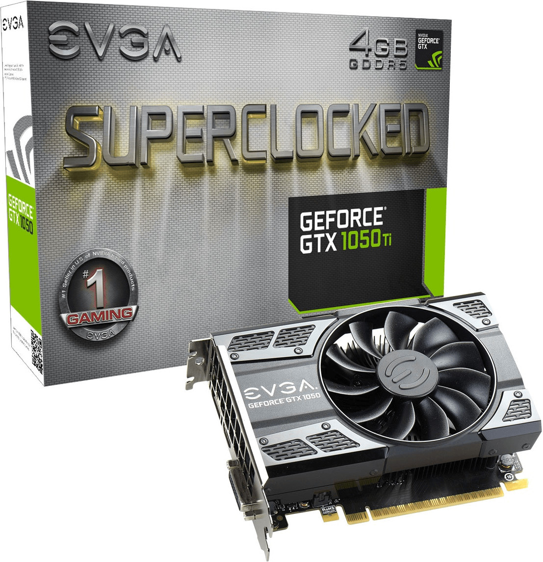 EVGA GeForce GTX 1050 Ti SC GAMING 4096 Mo GDDR5