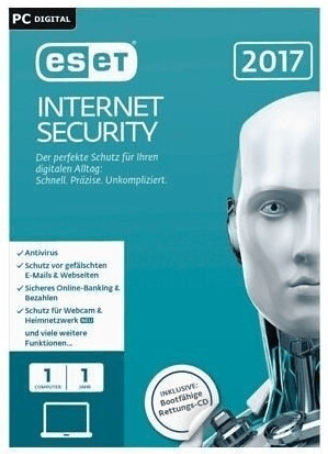 ESET Internet Security 2017 (1 Device) (1 Year) (ESD)