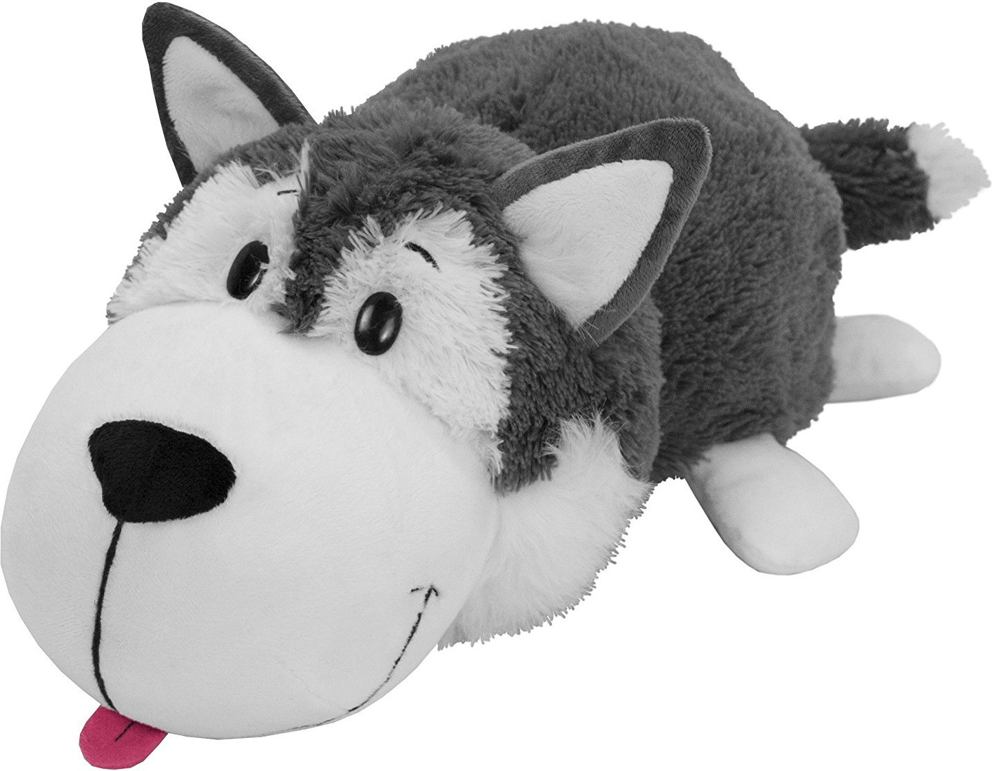 Vivid Peluche réversible Flip a Zoo husky & ours polaire