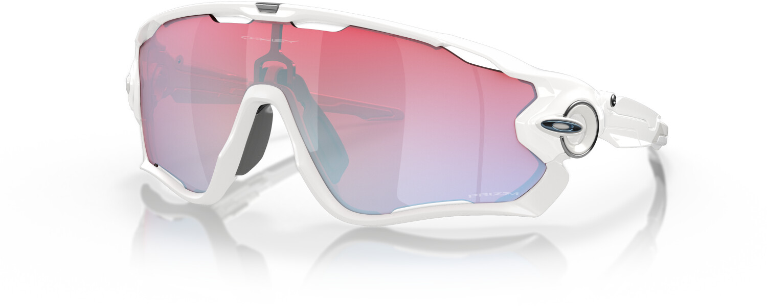Oakley jawbreaker polished white prizm 2024 sapphire snow