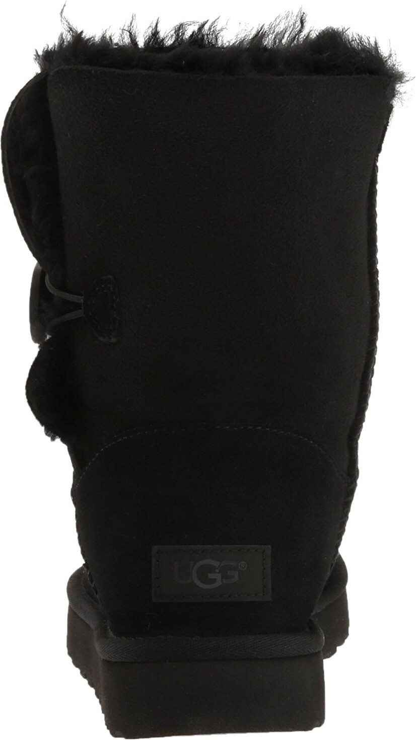 Black uggs with buttons on the side discount