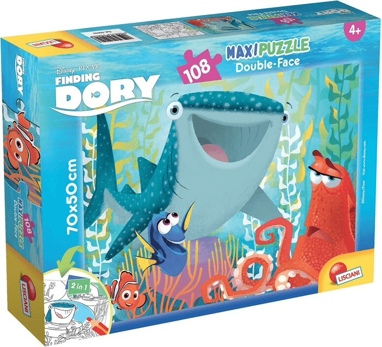 Lisciani Finding Dory - Puzzle DF Supermaxi: All together 108 pcs