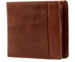 Picard Buddy 1 Small Wallet Porte-monnaie Portefeuille Porte-monnaie cuir marron NOUVEAU 