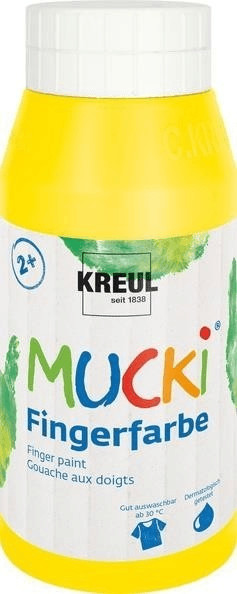 C. Kreul Mucki Gouache à doigt 750 ml jaune