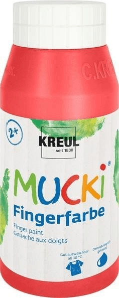C. Kreul Mucki Gouache à doigt 750 ml rouge