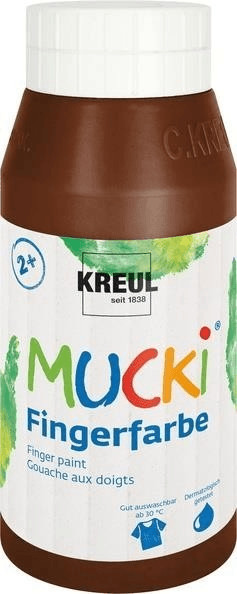 C. Kreul Mucki Gouache à doigt 750 ml marron