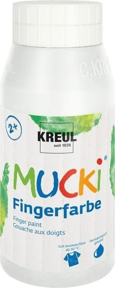 C. Kreul Mucki Gouache à doigt 750 ml blanc