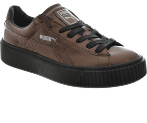 puma basket platform metallic