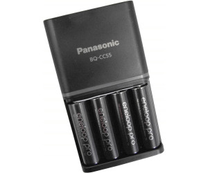 PANASONIC - Chargeur de piles Eneloop BQ-CC80MCC20 USB avec 2 piles AA  incluses - Chargeur USB Temps de recharge : Environ 10h Indicateur LED de   - Livraison gratuite dès 120€