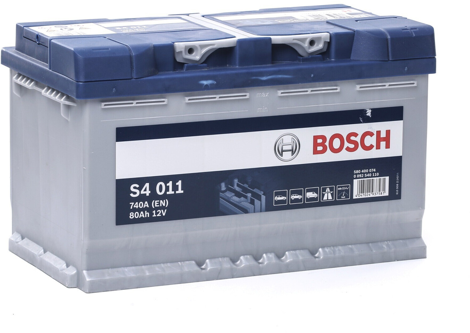 Bosch S4 12V 80Ah (0 092 S40 110) ab 101,36 €