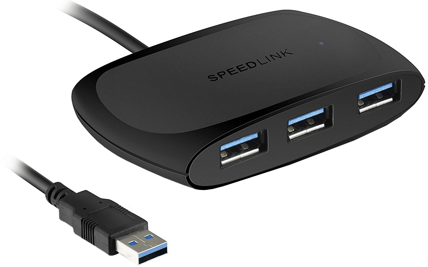 Speedlink 4 Port USB 3.0 Hub (SL-140103-BK)
