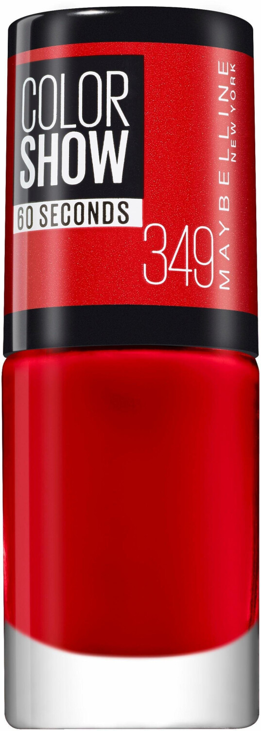 Gemey Maybelline Color Show Nailpolish - 349 Power Red (7 ml)