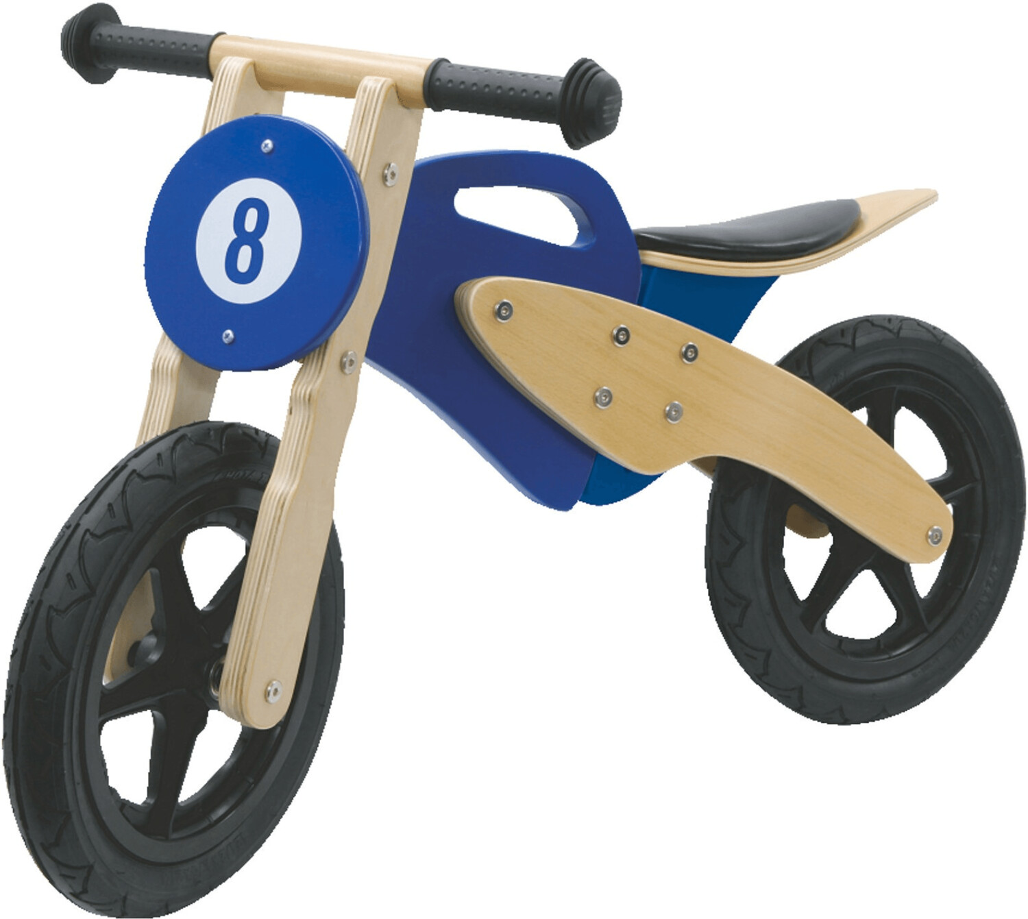 Jamara Laufrad Holz Moto blau (4600232)