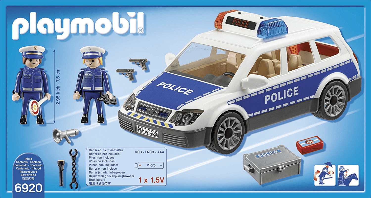 Playmobil City Action - Coche policía con luces y sonido (6920) desde 34,94  €