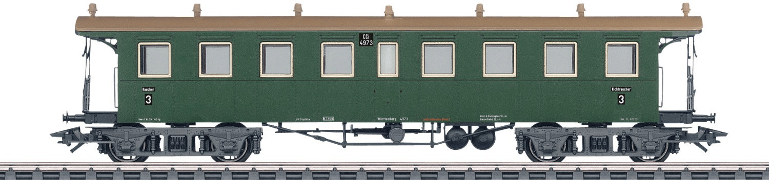 Märklin Type CCi Express Train Open Platform Passenger Car
