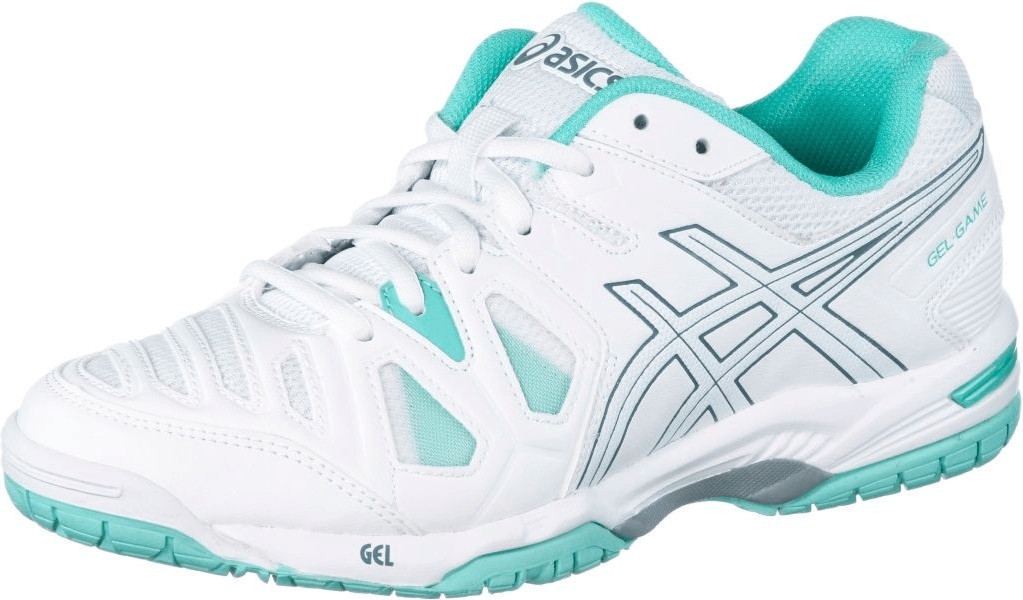 Asics Gel-Game 5 Women white/blue mirage/pool blue