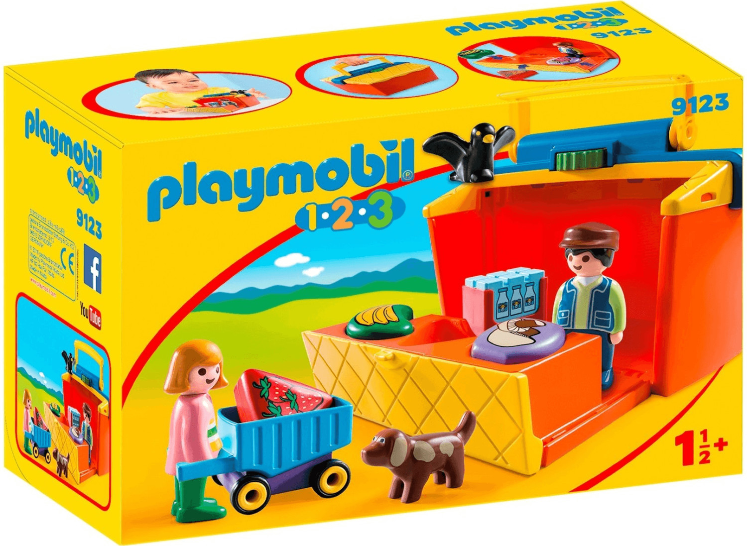 Playmobil 1.2.3 Mercado Malet n 9123 desde 24 19 Compara