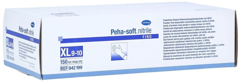 Hartmann Boîte de 150 gants Peha Soft en nitrile