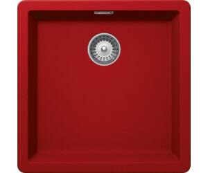 Schock Greenwich Granitspüle – N-100L U Puro Schwarz, Für Unterschränke Ab 60 Cm, 55,6 X 45,6 Cm