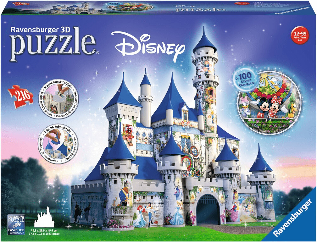 Puzzle 3d disney castillo shop