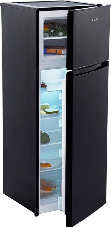Klarstein Fridge Freezer Height Cool Black