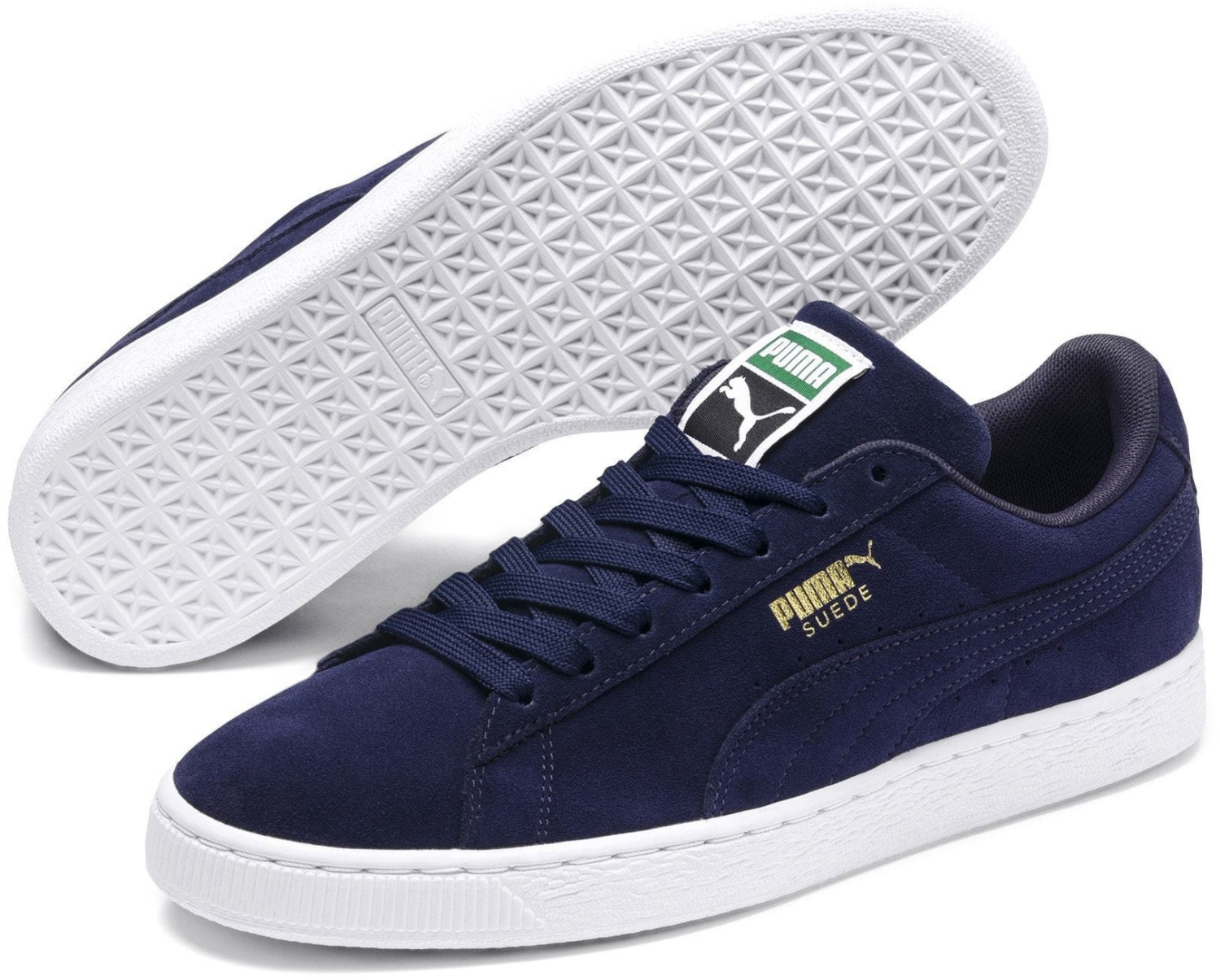 Buy Puma Suede Classic + Peacoat/Peacoat/White from £21.79 (Today ...