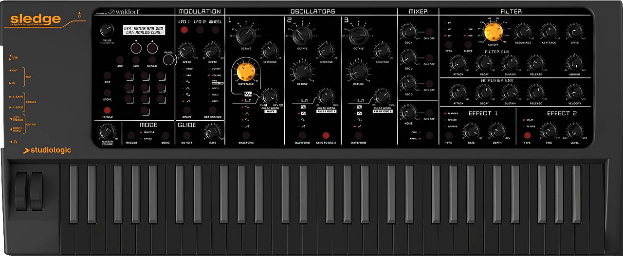 Studiologic Sledge Black 2