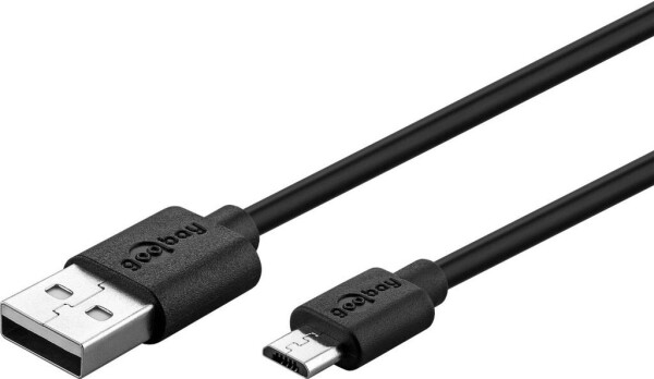 Goobay micro-USB Sync-/Ladekabel (1m) schwarz, Bild 4