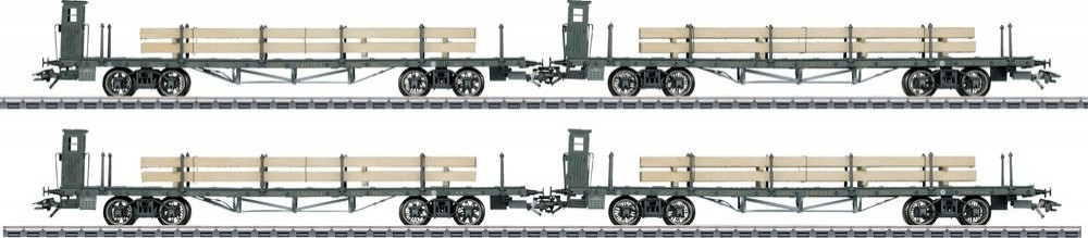 Märklin Flat Car Set