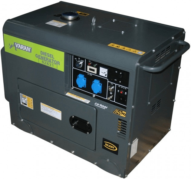 Varan Générateur diesel 5,5 KW 230V + démarrage automatique ATS