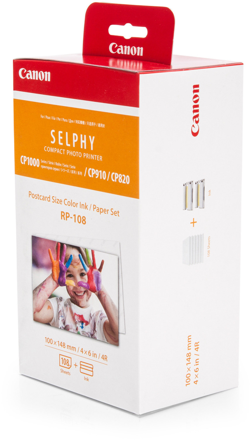Encre couleur/papier haute capacité Canon Selphy RP-108