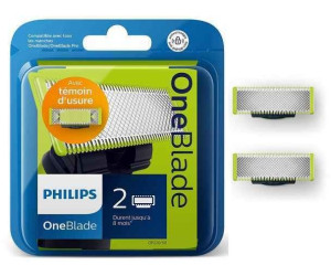 Philips Oneblade Lames de Remplacement, Lot de 2 (Modèle QP220/50) :  : Hygiène et Santé