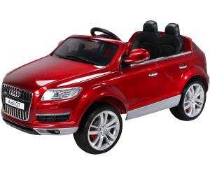 Actionbikes Motors Kinder Elektro Auto Lizenzierter Audi Q7 Lizenziert 2 x 45 Watt Motor Original Kinderelektroauto Kinderfahrzeug Rot
