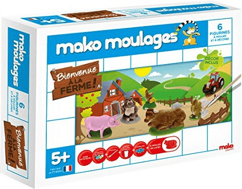 Mako créations Bienvenue à la ferme ! 6 moules