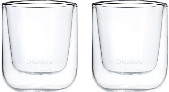 NERO Double Walled Espresso Glasses Set/2, Blomus