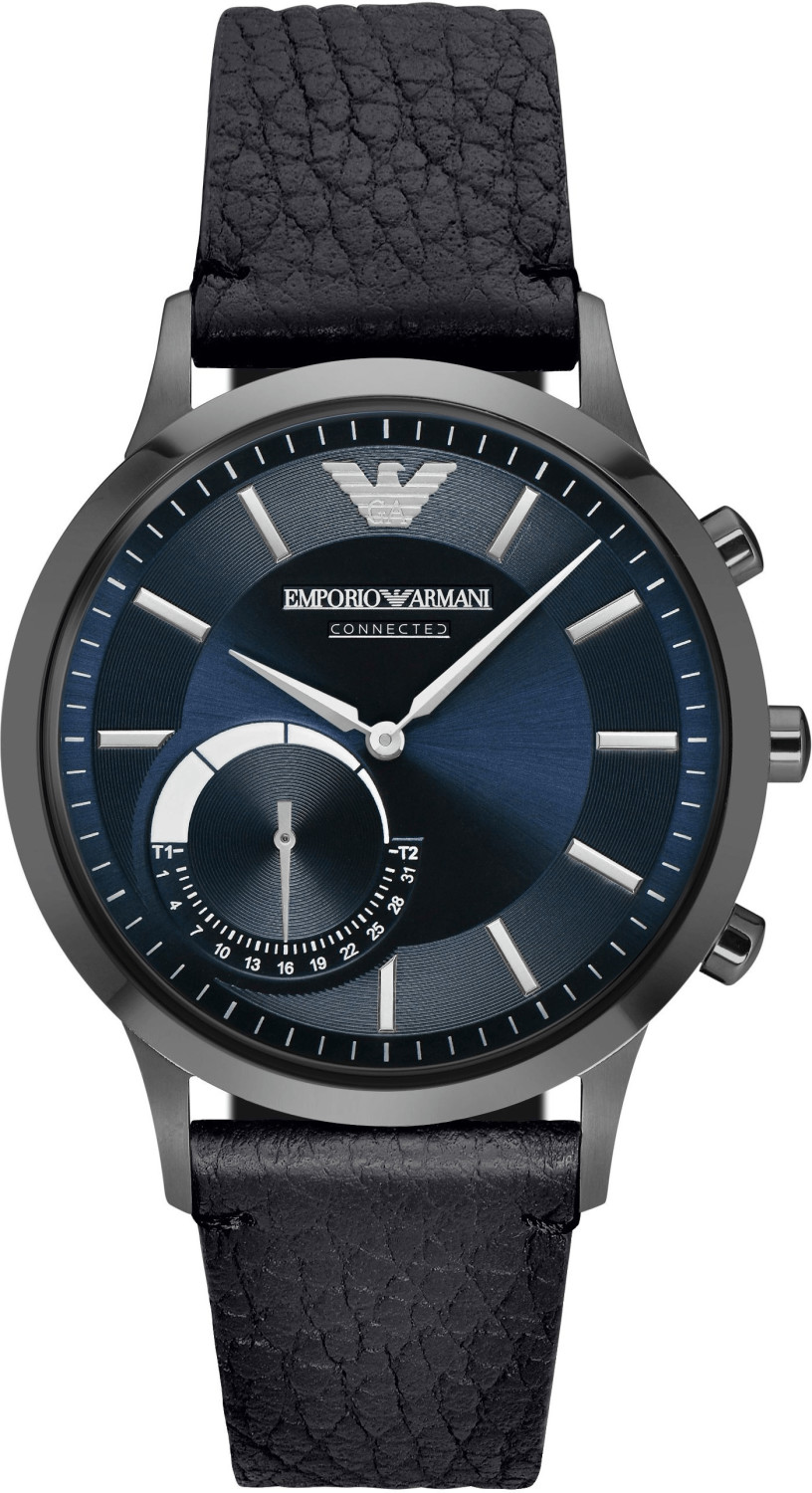 Emporio Armani Connected cuir noir (ART3004)