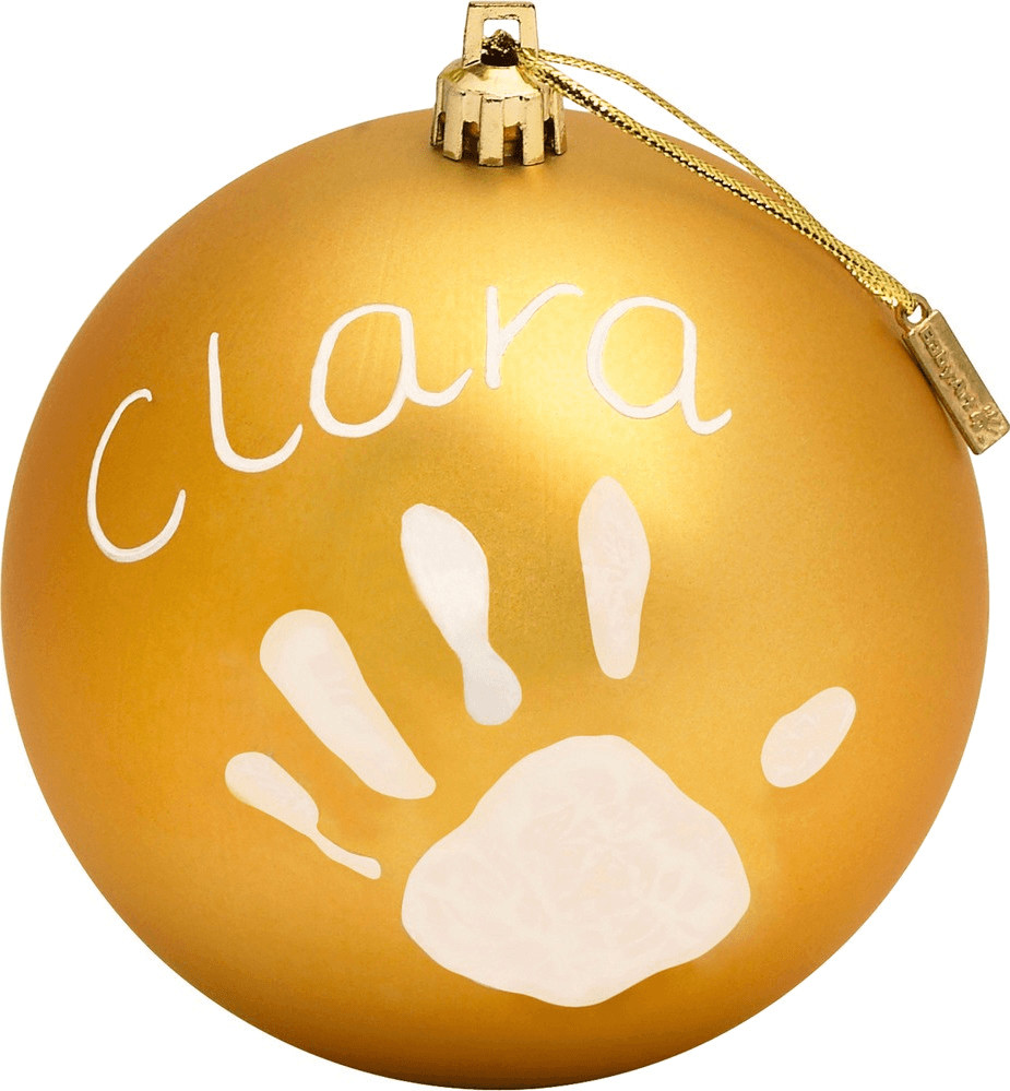 Baby Art Boule de Noël or