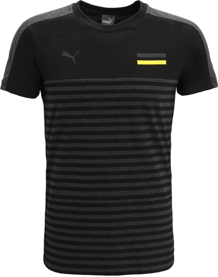 Puma BVB Fan T-Shirt black / dark gray heather