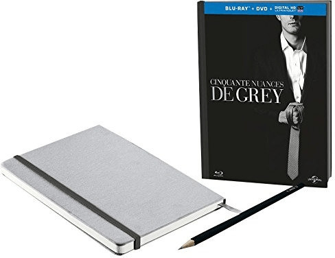 Cinquante nuances de Grey [Combo Blu-ray + DVD + Copie digitale] - Inclus un crayon et un carnet de notes [Combo Blu-ray + DVD + Copie digitale]
