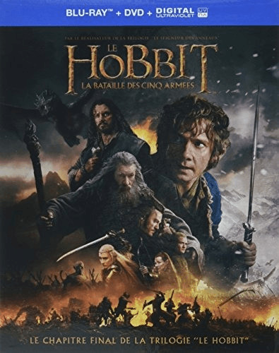 Le Hobbit : La bataille des cinq armées [Combo Blu-ray 2D + DVD + Copie digitale]