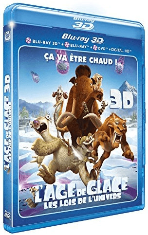 L'Age de glace 5 : Les lois de l'univers [Combo Blu-ray 3D + Blu-ray + DVD + Digital HD]