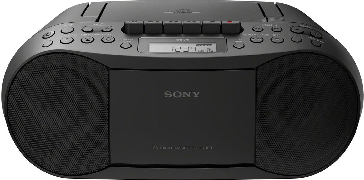 Sony CFD-S70 noir