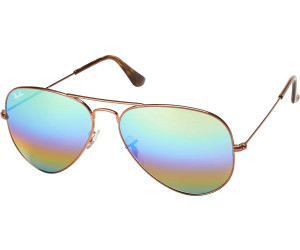 Buy Ray-Ban Aviator Metal RB3025 9018/C3 (cooper/green-violet gradient  mirrored) from £ (Today) – Best Deals on 