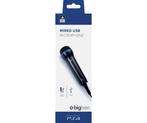 Bigben Interactive Microphone USB Filaire Pour PS4 - Microphones (Game  Console Microphone, avec Fil, USB, 3 m, Noir, PS4)