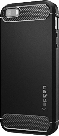 Spigen Coque Rugged Armor (iPhone SE/5S/5) noir
