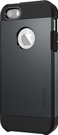 Spigen Coque Tough Armor (iPhone SE/5S/5) metal slate