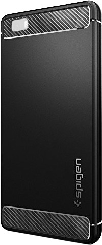 Spigen Coque Rugged Armor (P8 Lite) noir