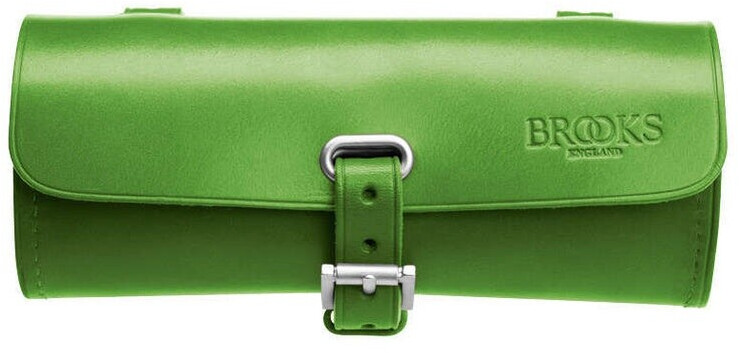 Sacochette Sous-Selle Brooks Challenge – Verte – Cuir – Fabriquée Au UK